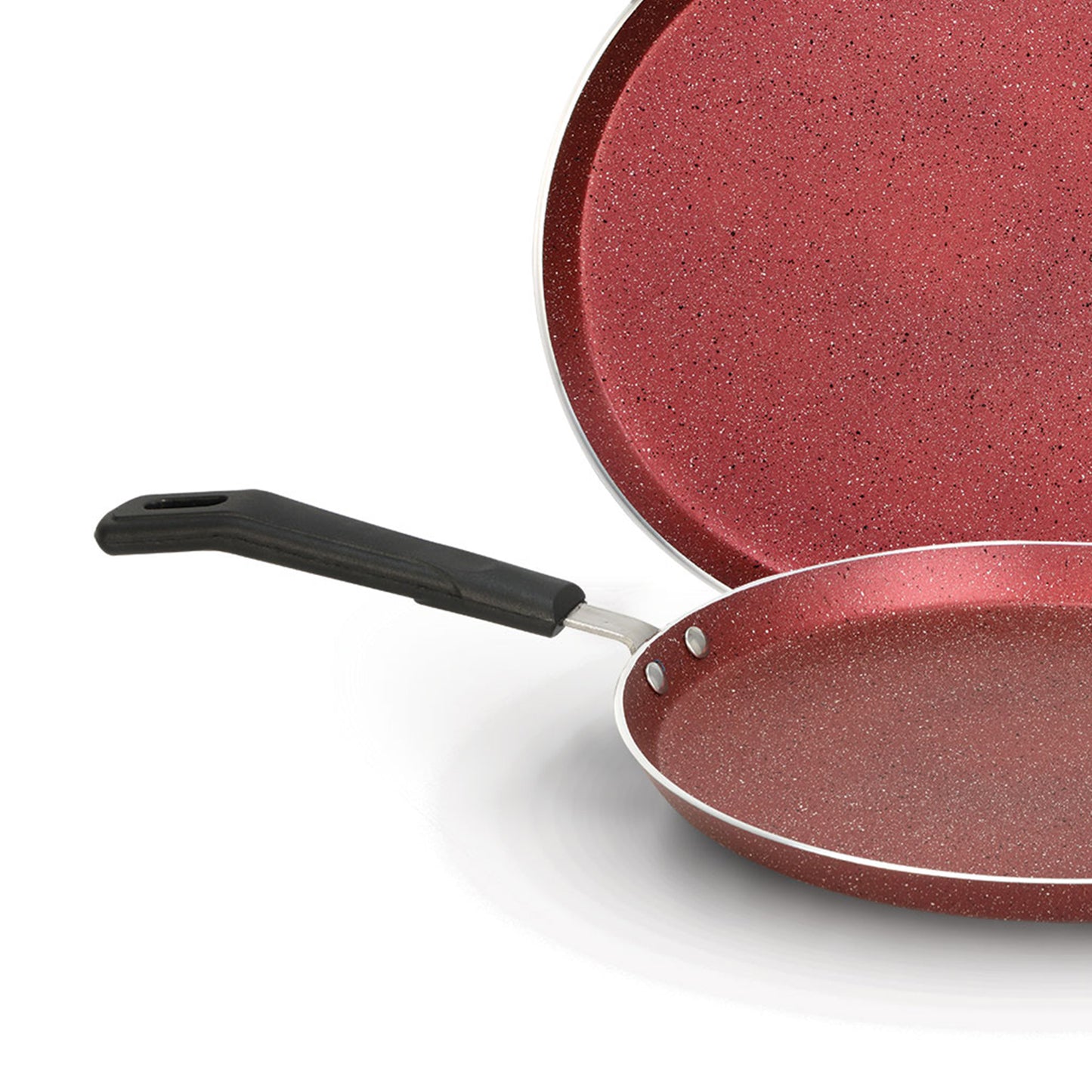AR Marble Coated Non Stick Hot Plate - Maroon