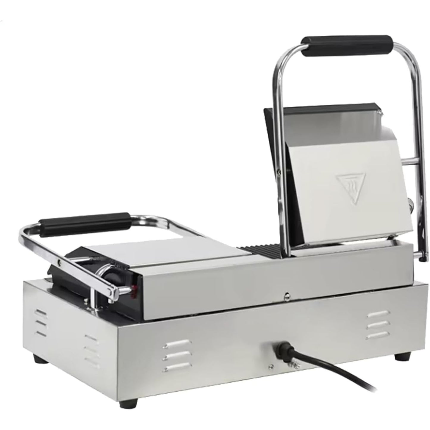 EVOR Commercial Panini Press Grill, 19"x9" Electric Sandwich Maker Griddle Plate
