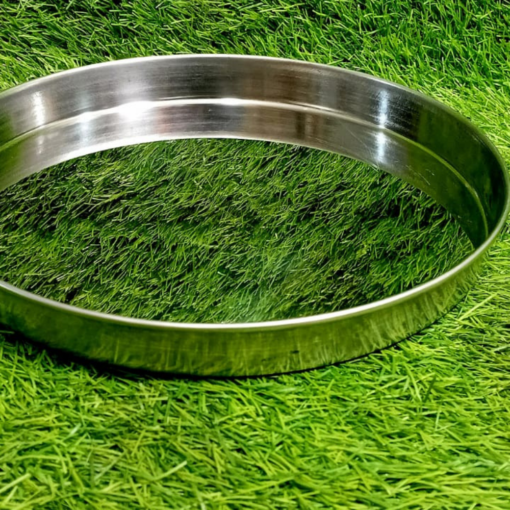 Stainless Steel Indian Thali – Traditional Serving Plate