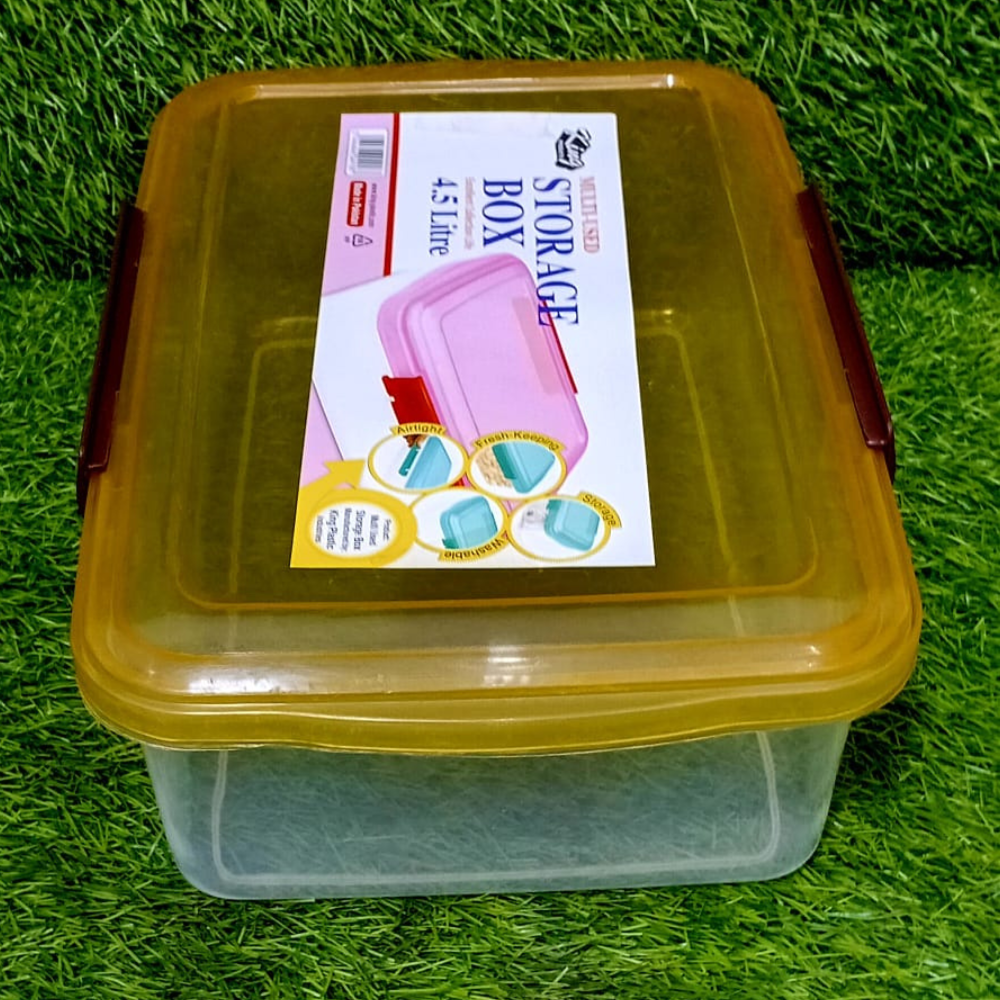 Multi Color Plastic Storage Box – Durable & Space Saving Organizer