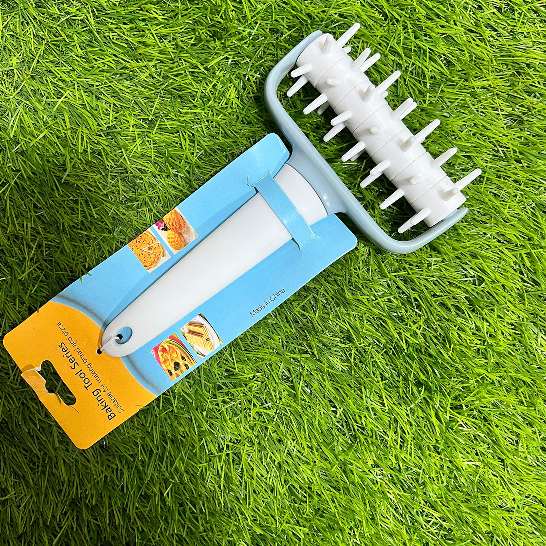 Pastry Dough Docker Roller – Anti-Bubble Tool for Pizza, Pie & Pastry