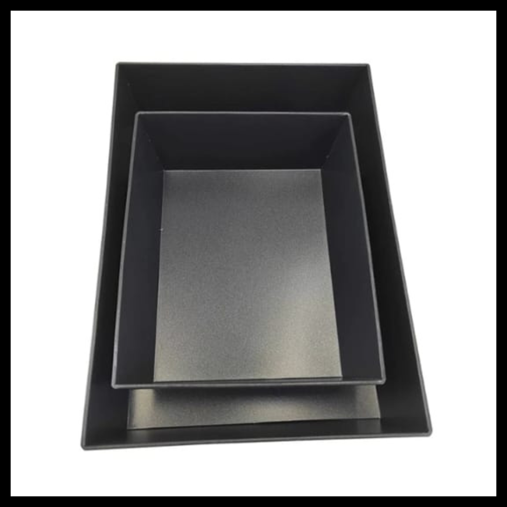 Non-Stick Rectangle Pizza Pan with Lid