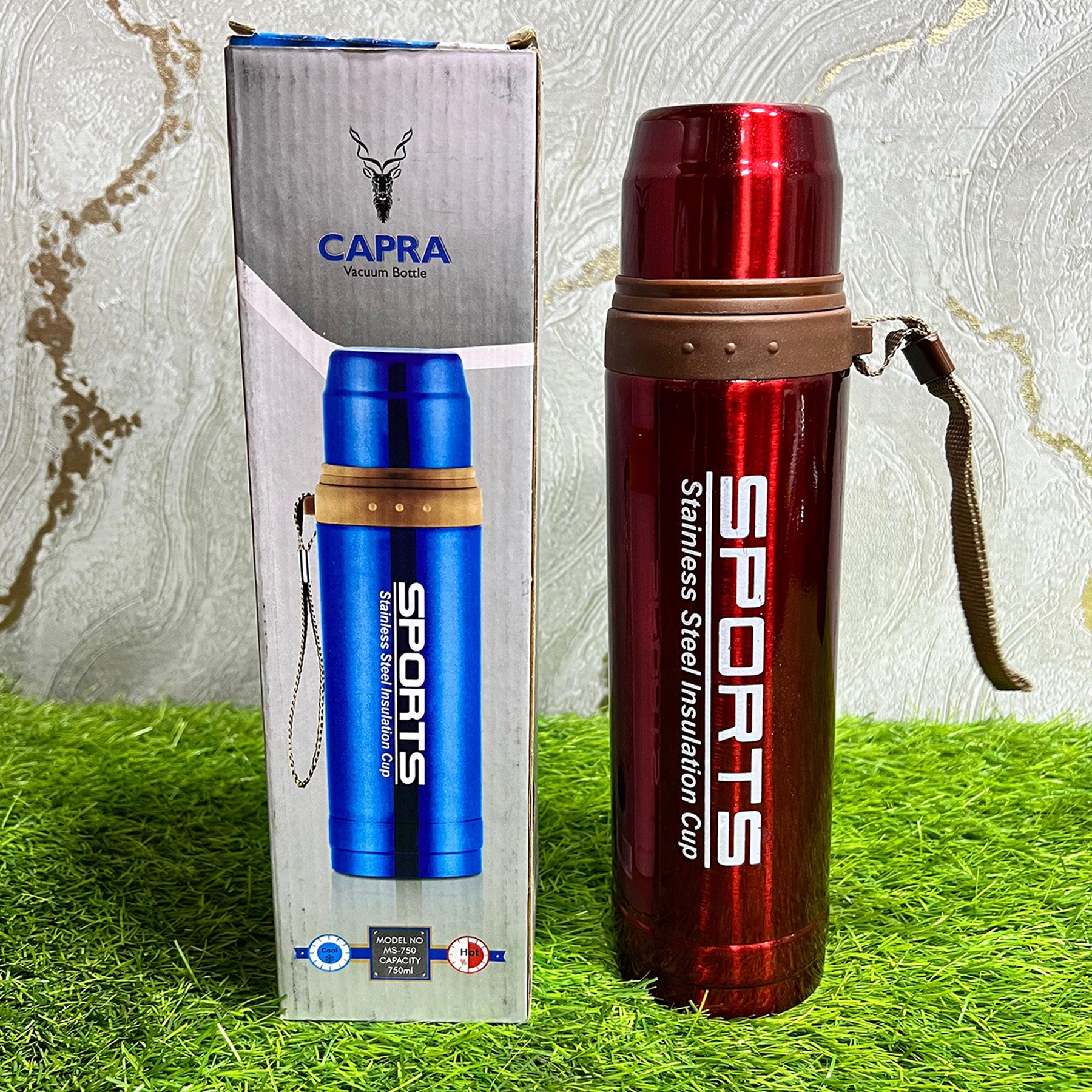 Vacuum Water Bottle – 750ml | Hot & Cold | One-Click Open
