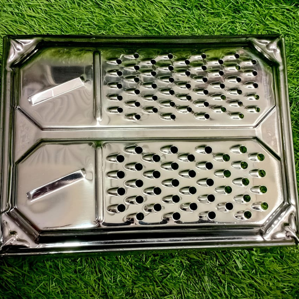 Stainless Steel Square Kadukash / Grater