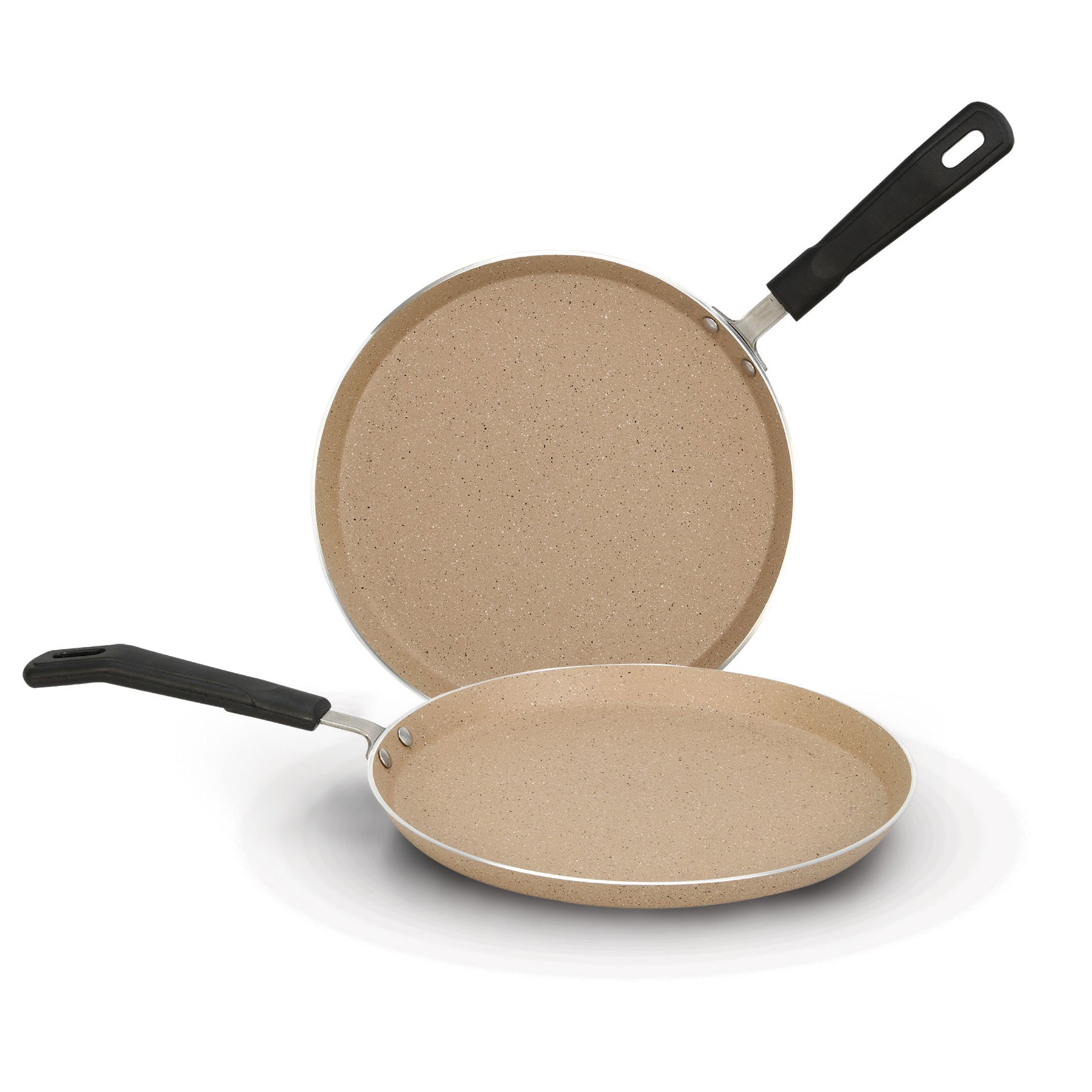 AR Marble Coated Non Stick Hot Plate - Beige