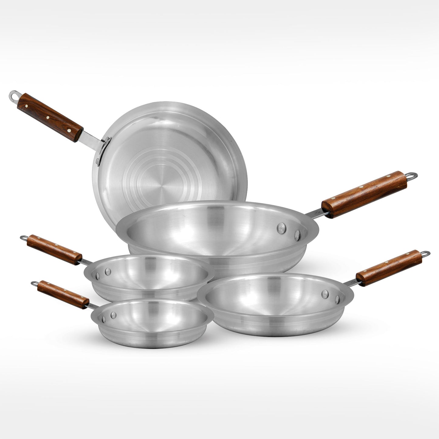 AR Commercial Fry Pan Metal Finish