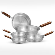 AR Commercial Fry Pan Metal Finish