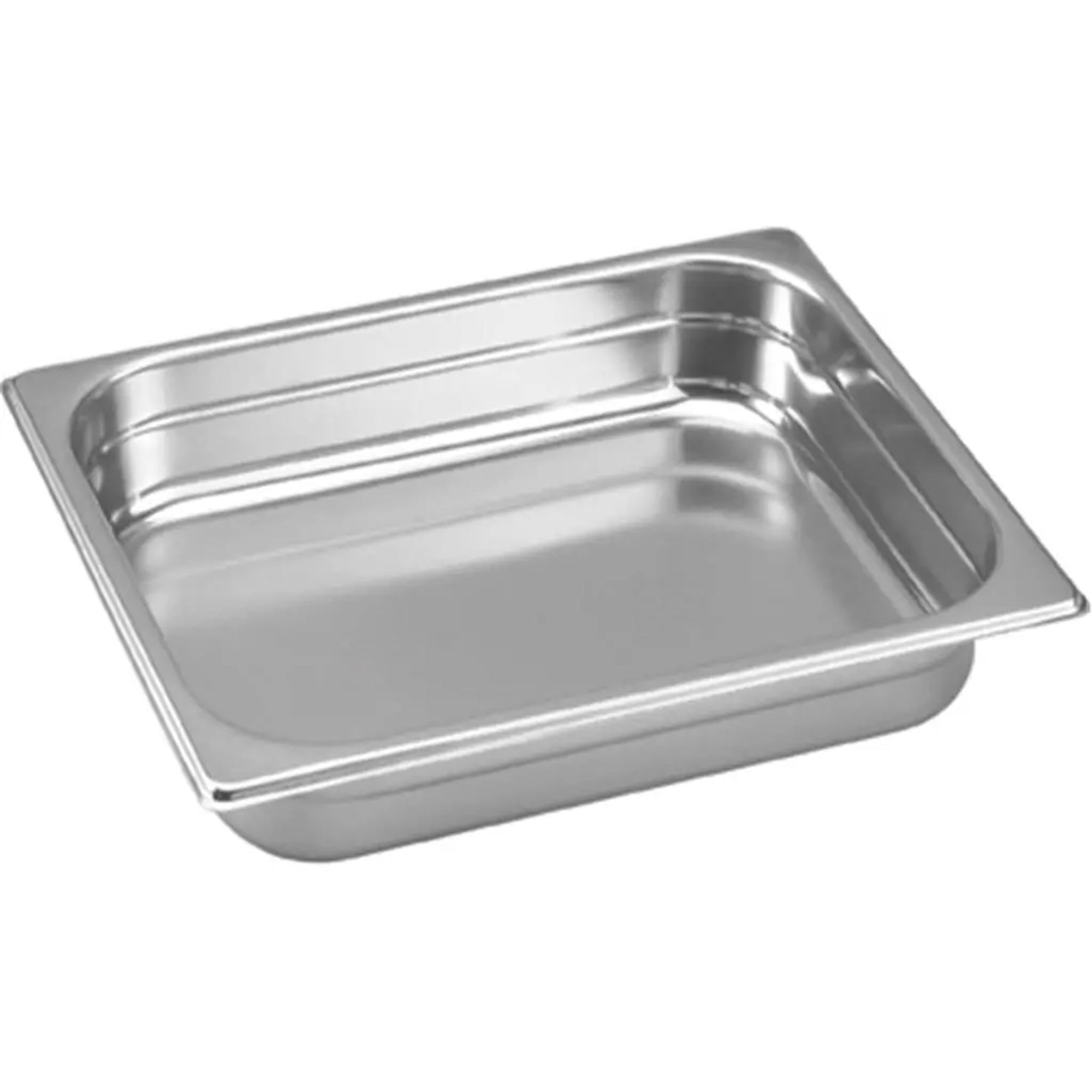 Rectangular Steam Hotel Pan,Metal Buffet Chafing Pans,Stainless Steel Food Containers for Restaurant, Hotel, Party,1/1(53 * 32.5cm),6.5cm