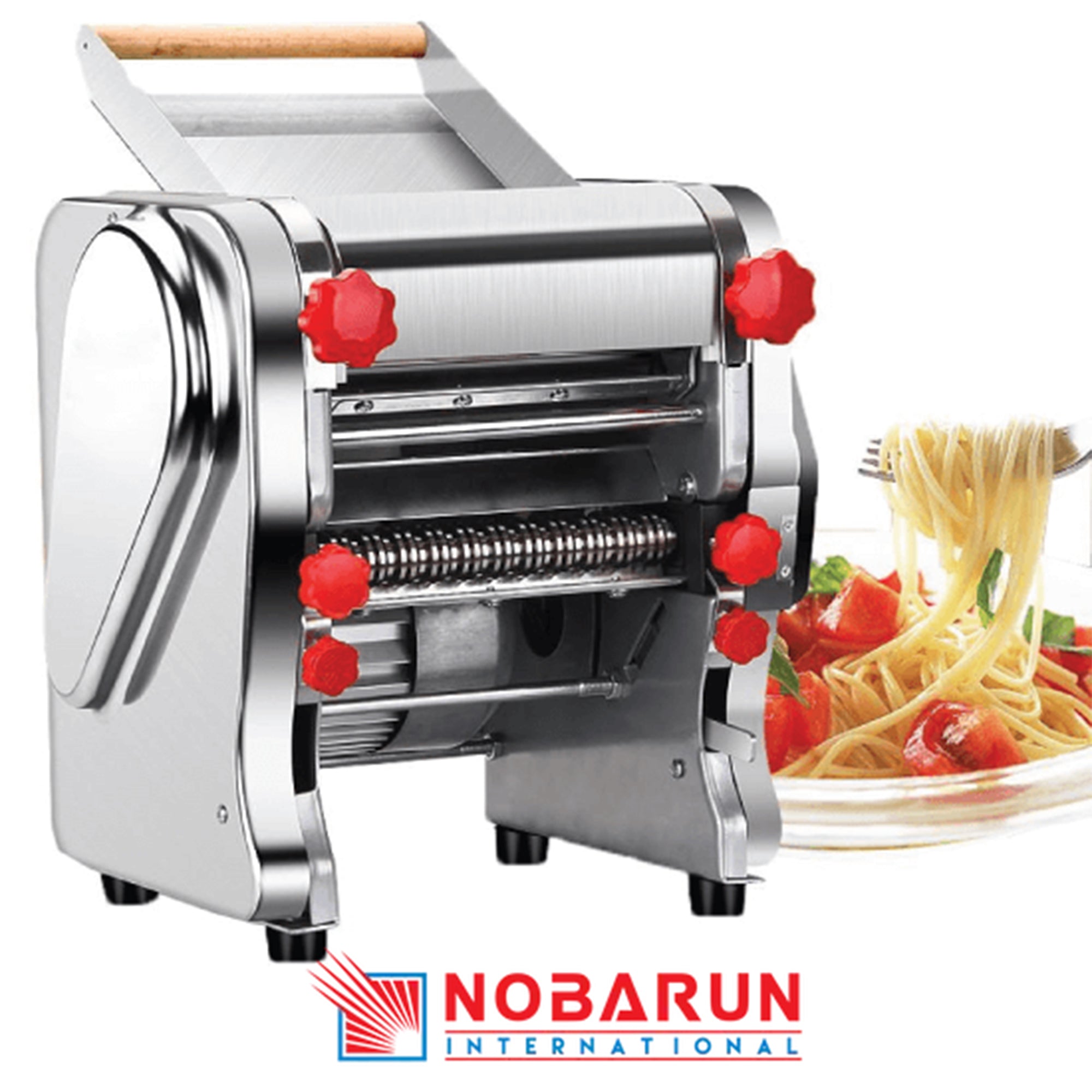 Commercial Kneading Machine Electric Noodles Pasta Maker Stainless Steel Press Roller