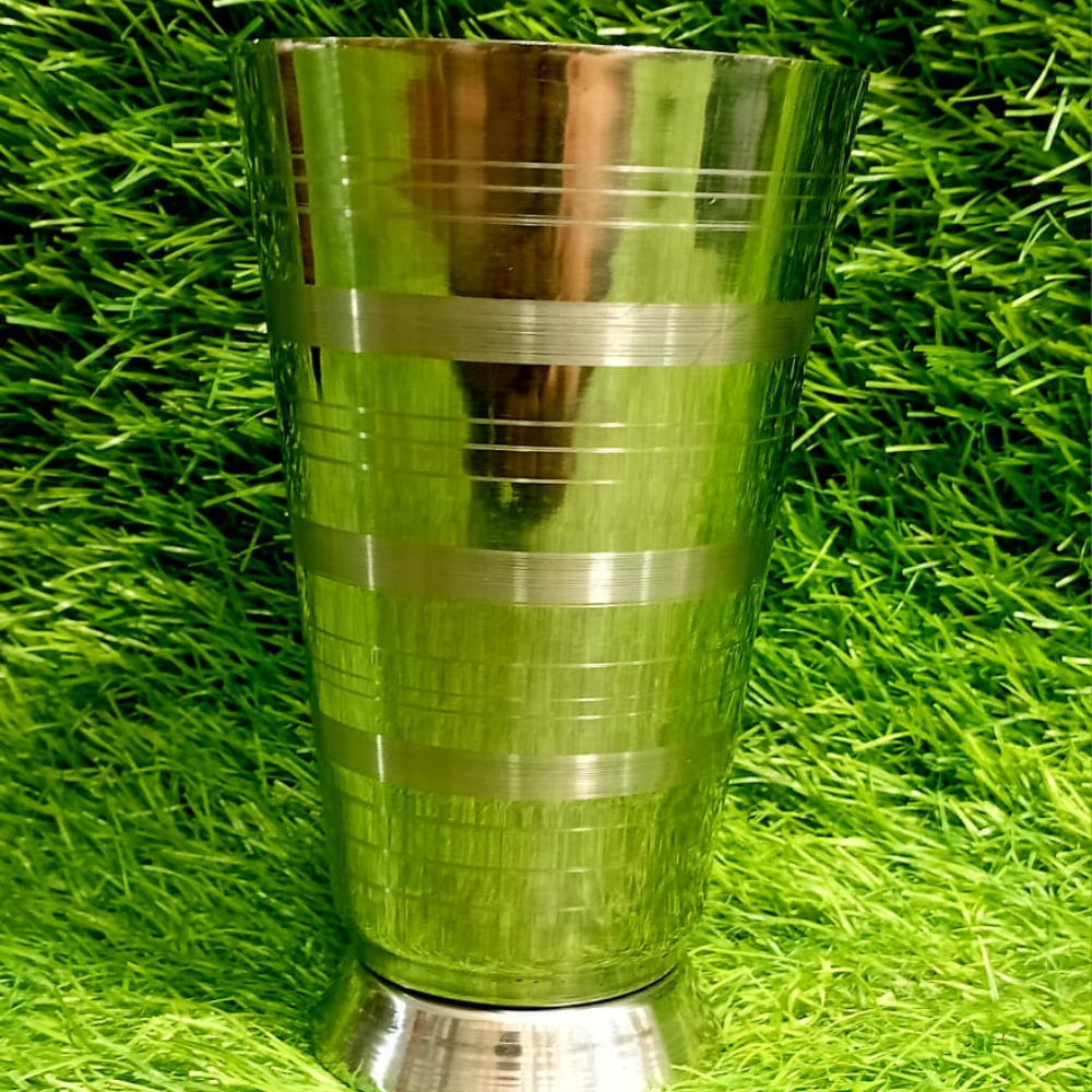 Glossy Stainless Steel Lassi Glass & Tumbler | Umar Hotelier