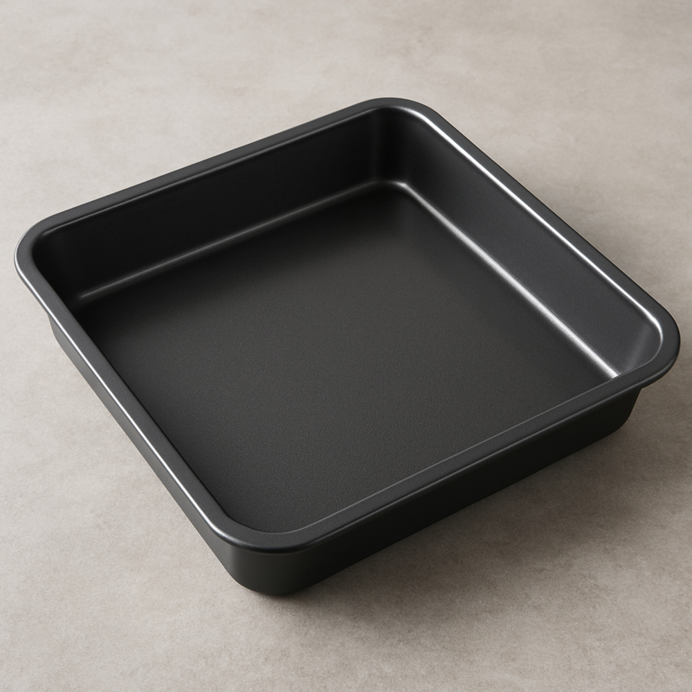 Non-Stick Square Pizza Pan with Lid