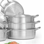 10 Pieces AR Metal Finish Fish Pot Casserole Set 1/5