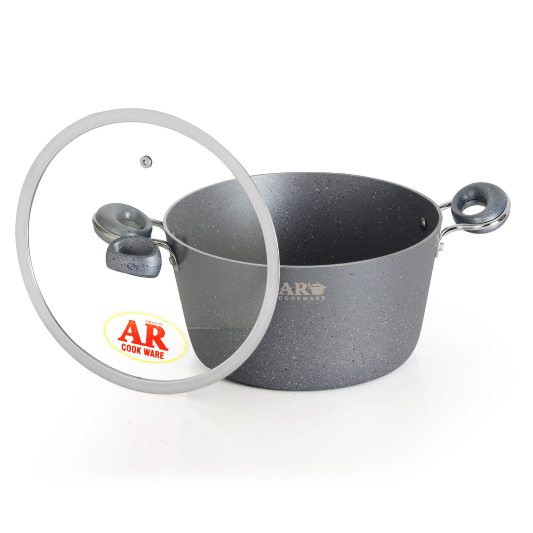 AR 21 Pieces Nonstick Turkish Cookware Set | Marble Coated Gift Pack