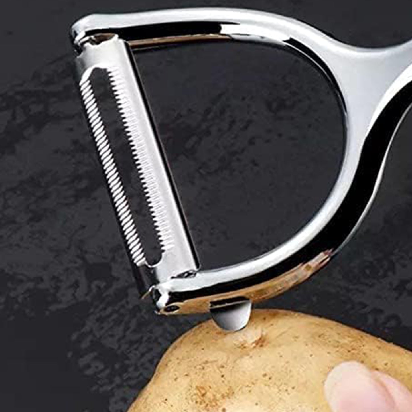 Zinc Alloy Stainless Steel Ultra Sharp Y-Shaped Potato Peeler for Fruit Vegetable