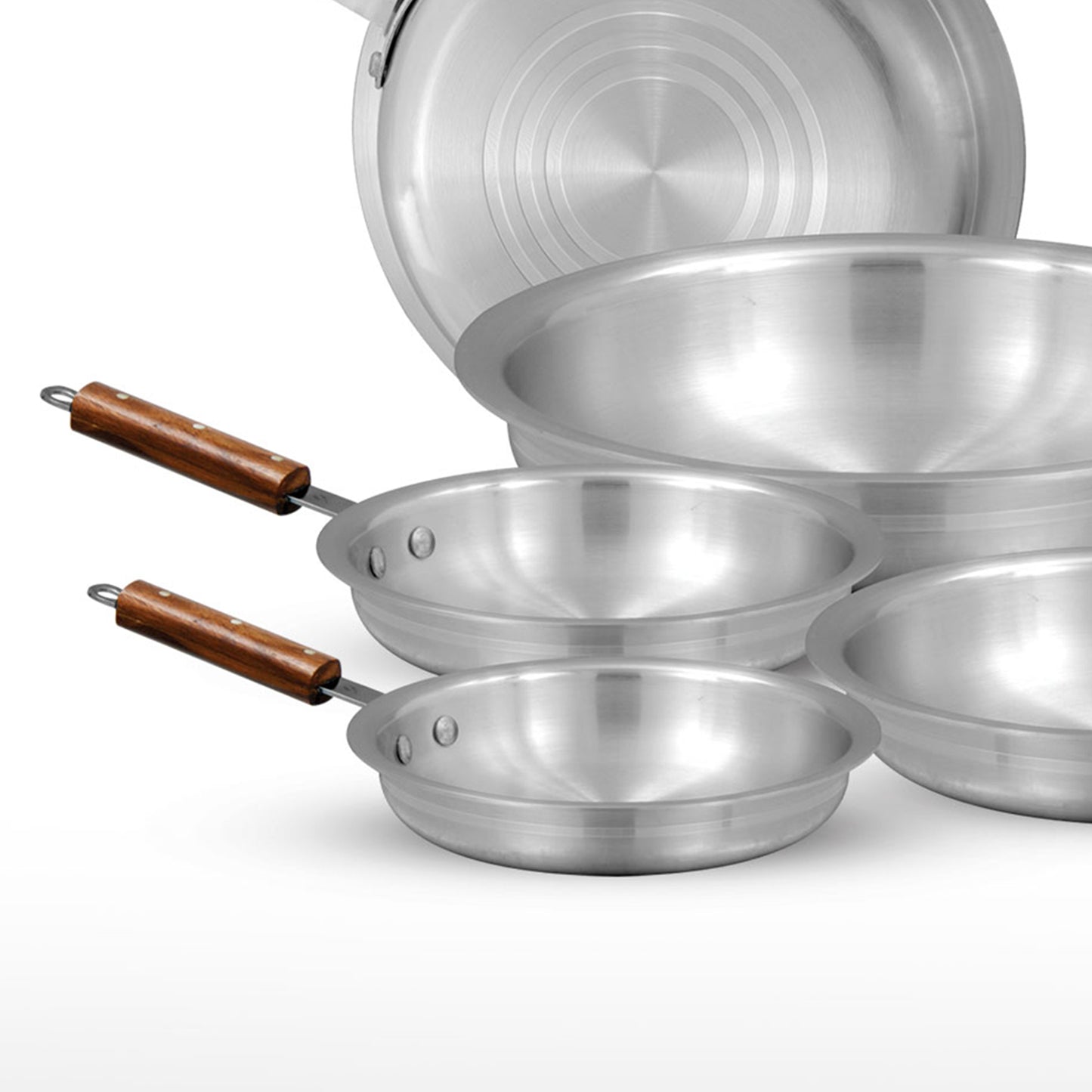 AR Commercial Fry Pan Metal Finish