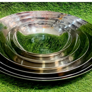 Stainless Steel Flat Karahi