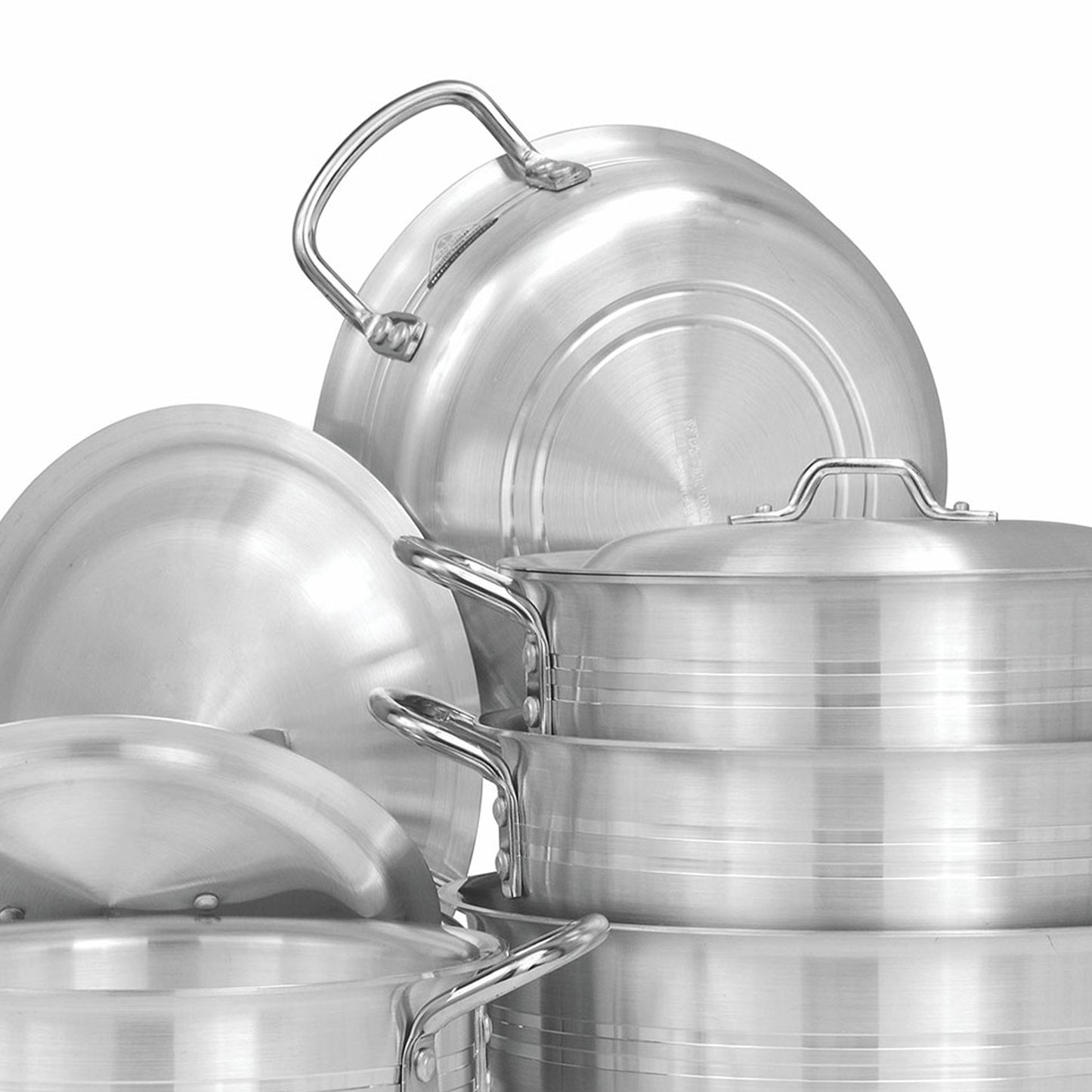 10 Pieces AR Metal Finish Fish Pot Casserole Set 1/5