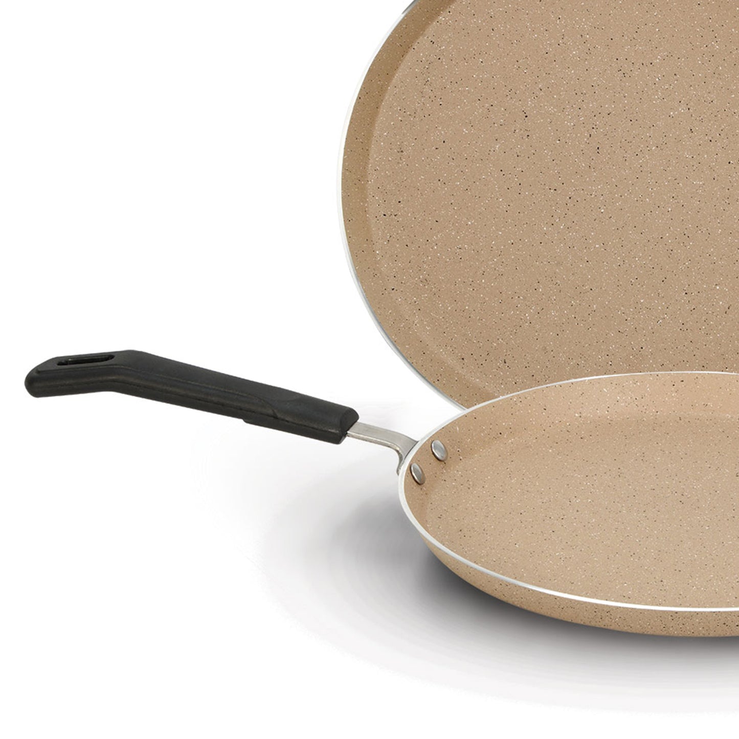 AR Marble Coated Non Stick Hot Plate - Beige