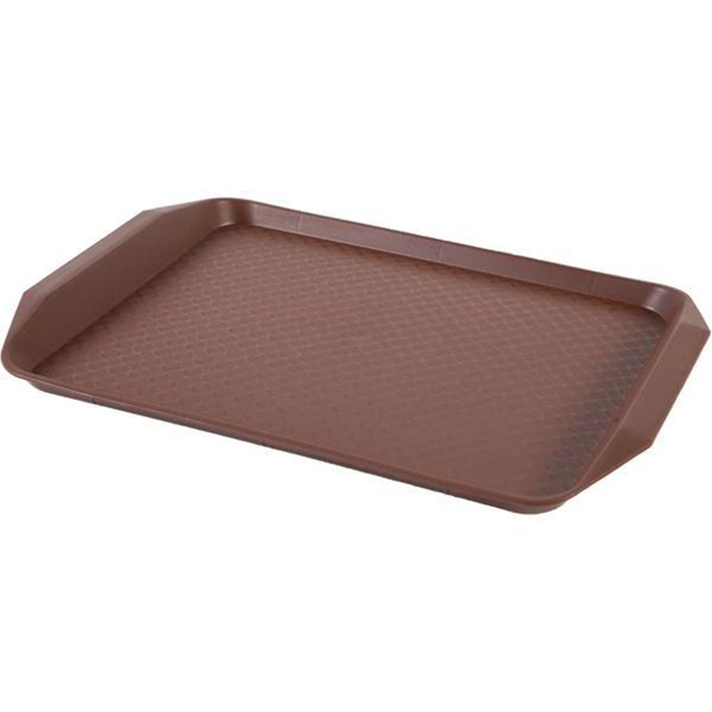 Unbreakable ABS Plastic Serving Trays Antiskid Fast Food Tray