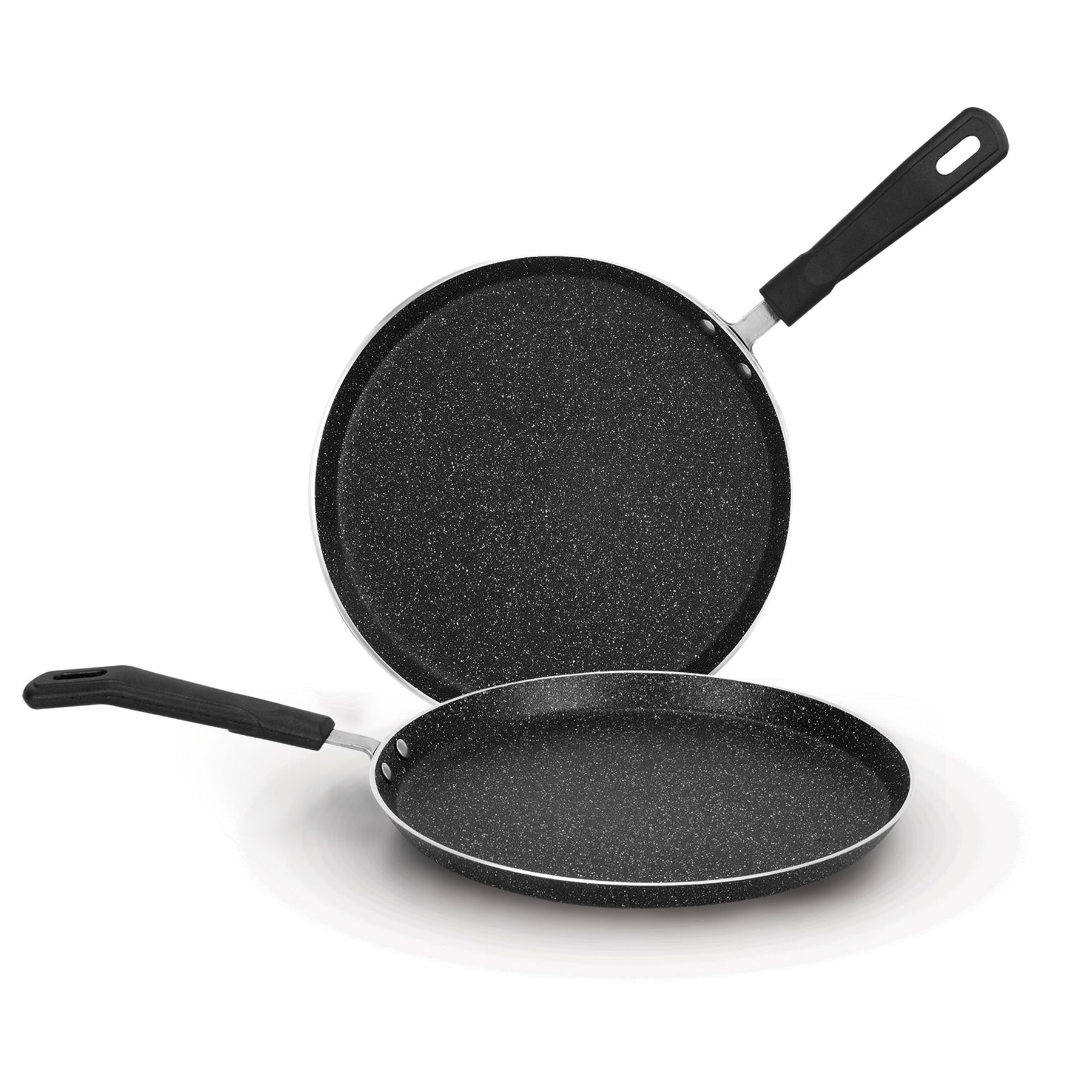 AR Marble Coated Non Stick Hot Plate - Black