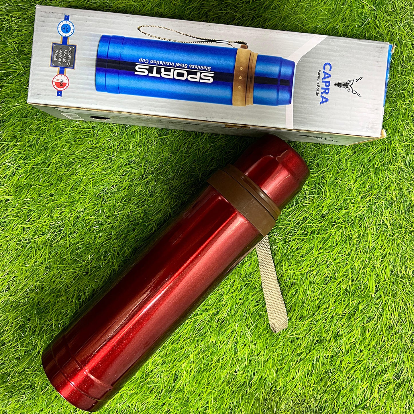 Vacuum Water Bottle – 750ml | Hot & Cold | One-Click Open