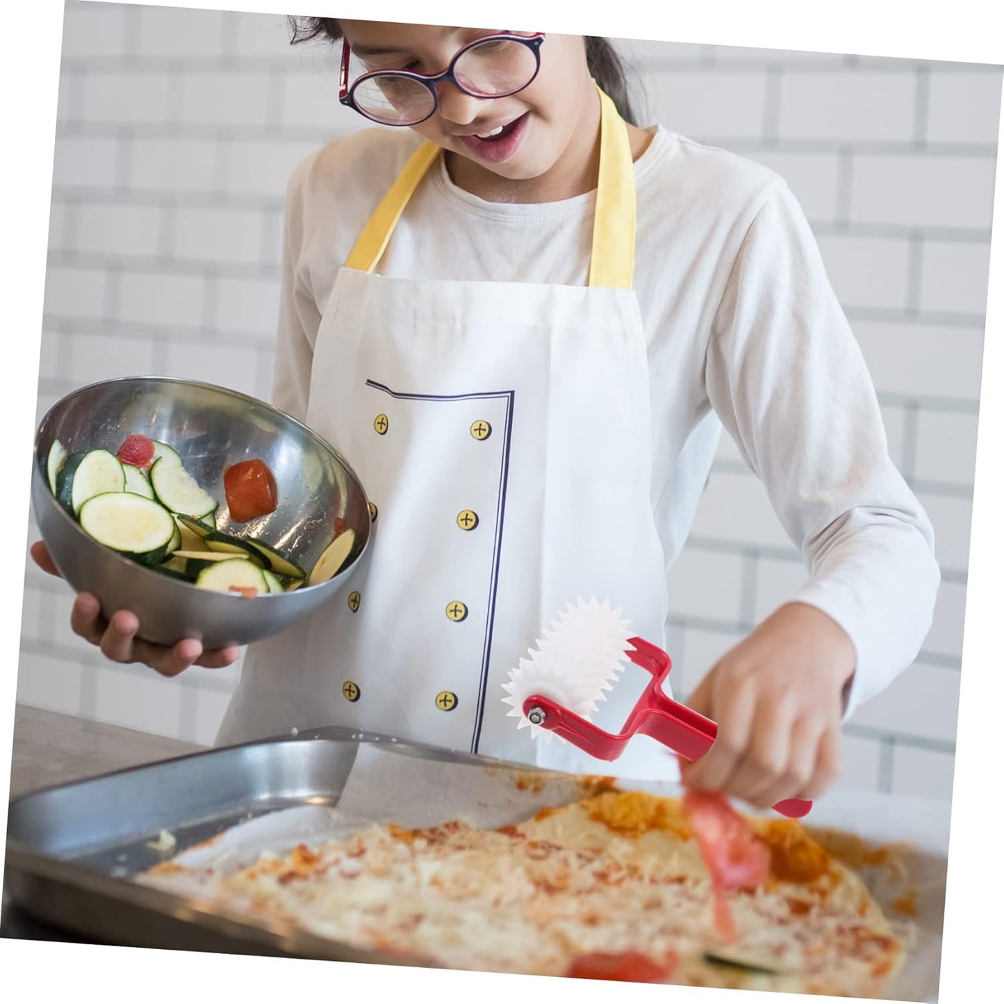 Pizza Dough Puncher Roller Wheel