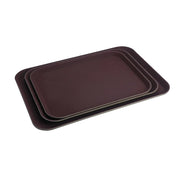 1 Pieces Plastic Rectangular Rubber Lined Non-Slip Tray