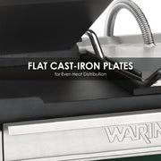 EVOR Commercial Panini Press Grill, 19"x9" Electric Sandwich Maker Griddle Plate