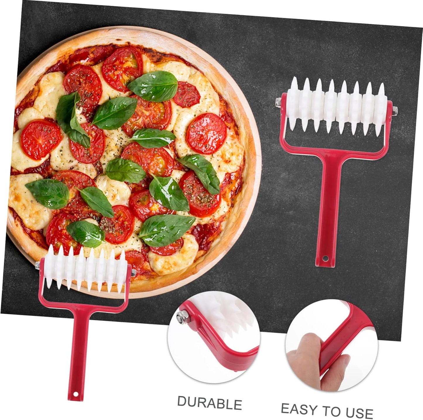 Pizza Dough Puncher Roller Wheel
