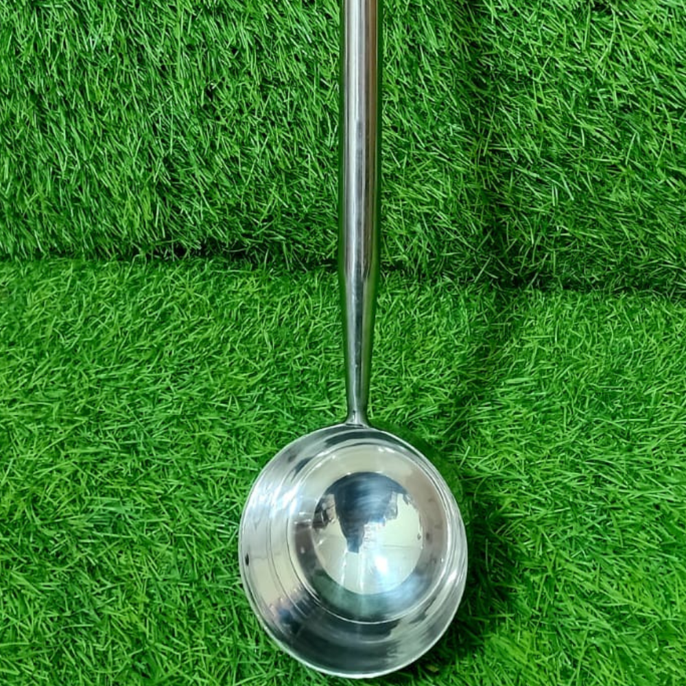 Stainless Steel Pawa – Heavy Duty Flat Serving Spoon for Commercial Use