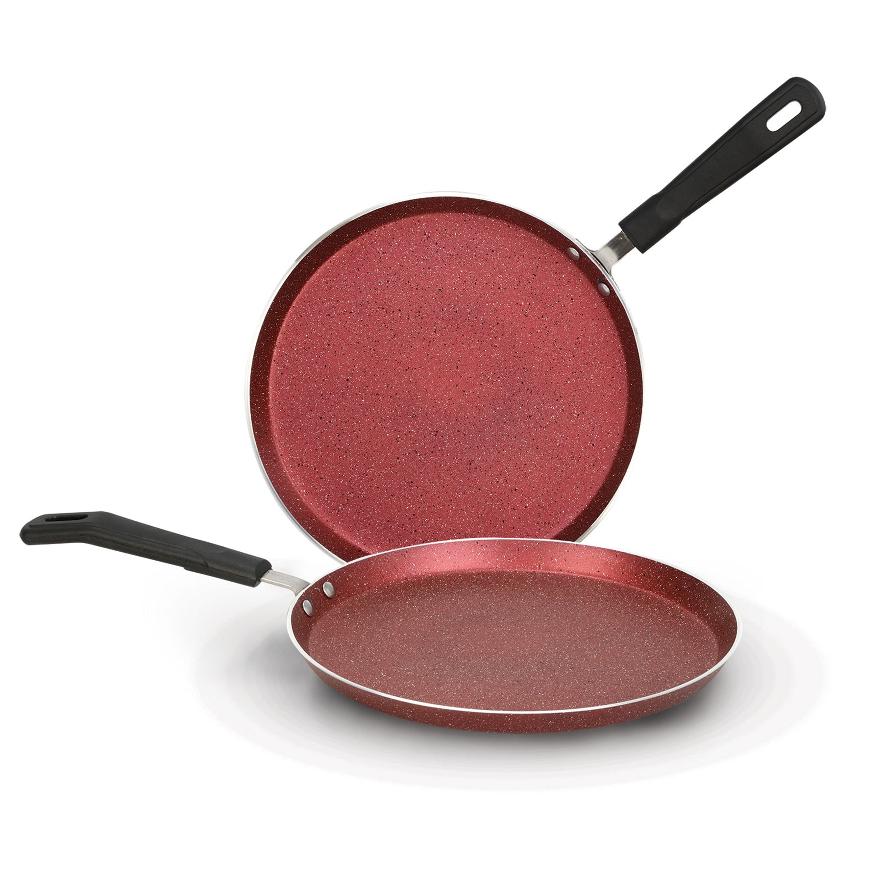 AR Marble Coated Non Stick Hot Plate - Maroon