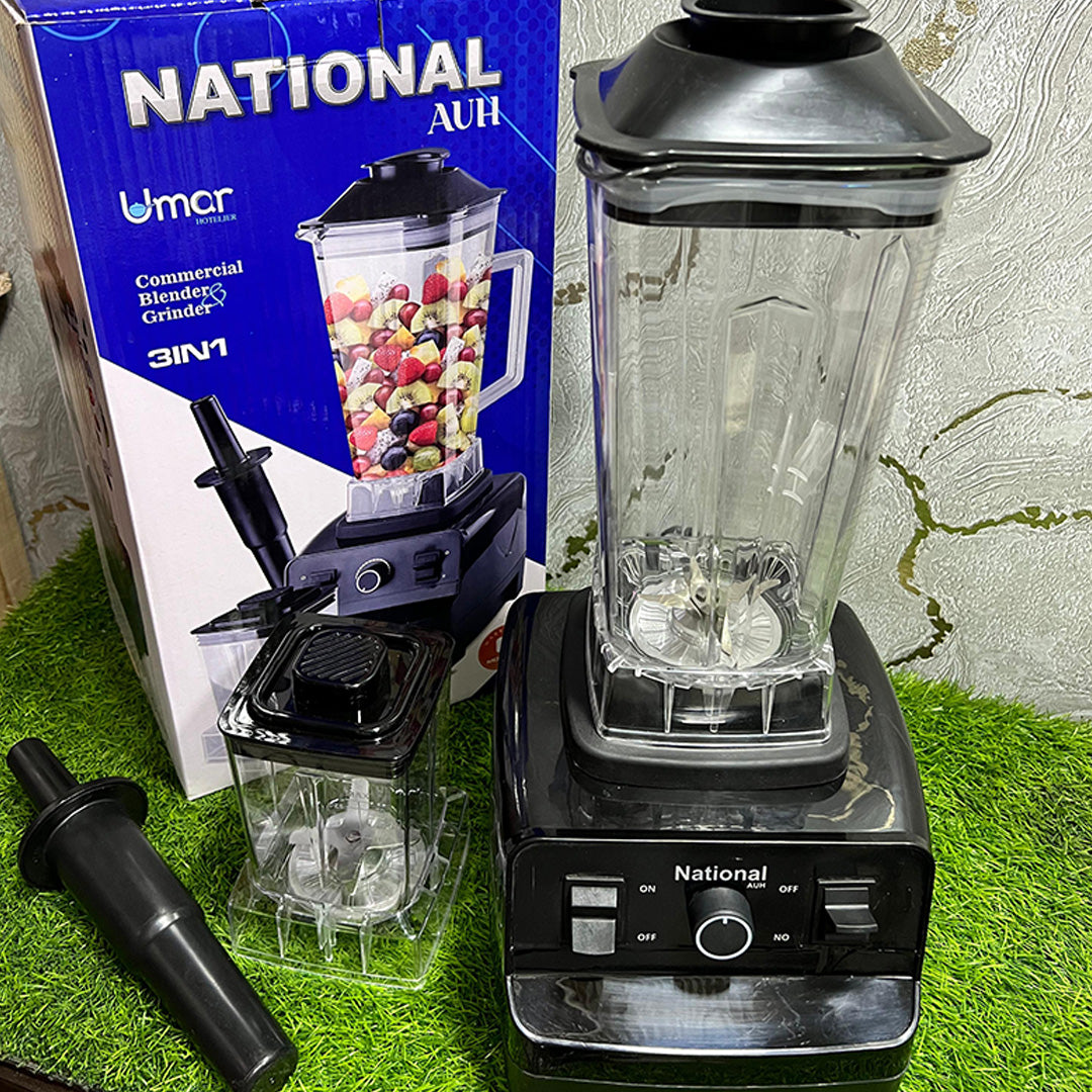 Multi-Functional National AUH 3-in-1 Commercial Blender & Grinder