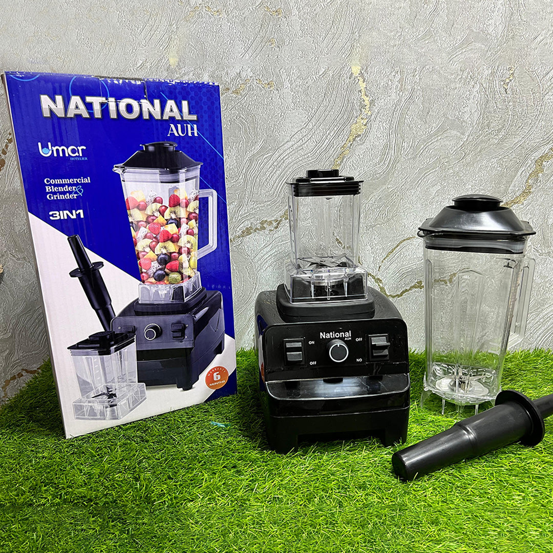 Multi-Functional National AUH 3-in-1 Commercial Blender & Grinder