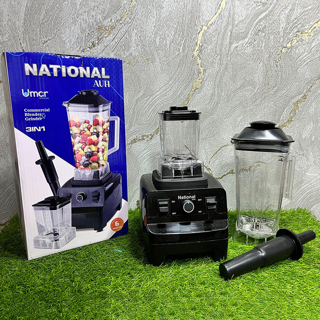 Multi-Functional National AUH 3-in-1 Commercial Blender & Grinder