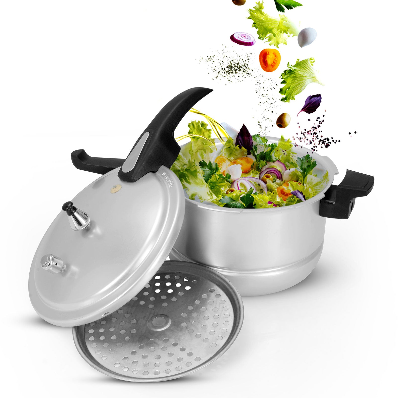 AR Gold 2 in 1 Steamer Pressure Cooker