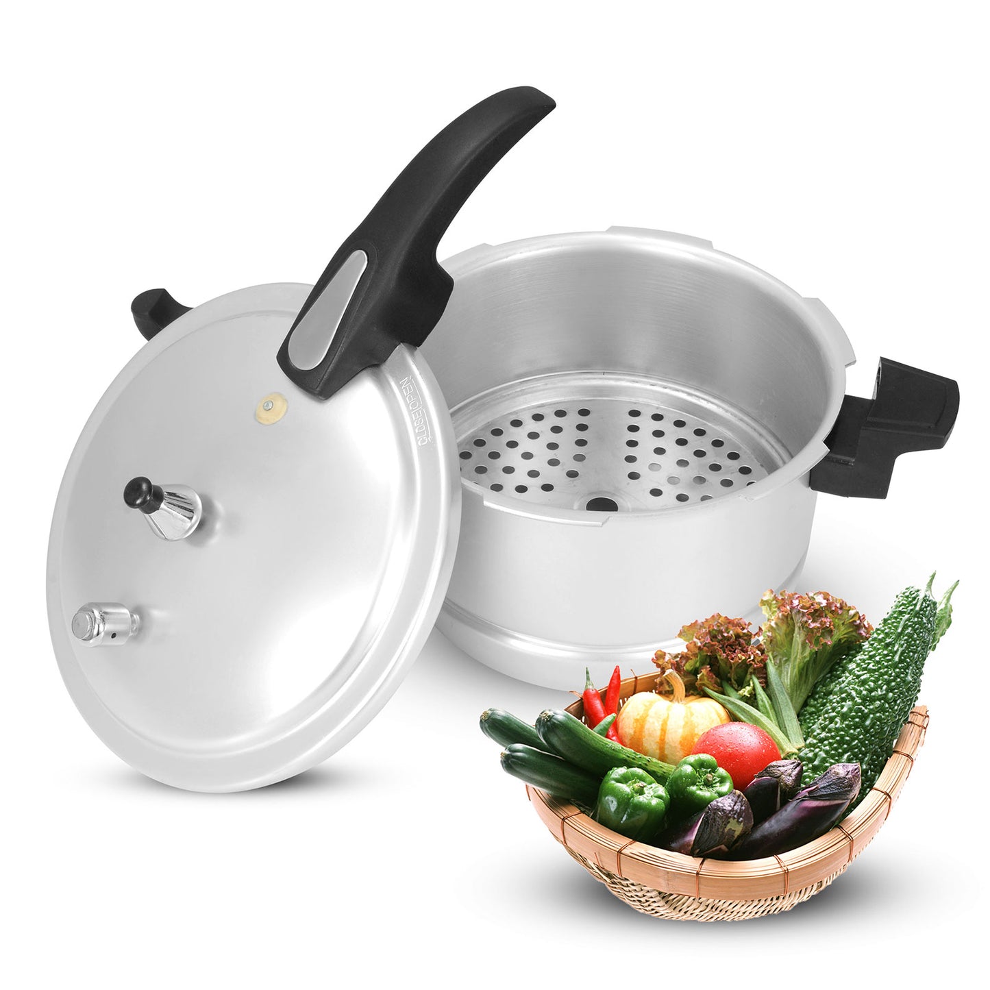 AR Gold 2 in 1 Steamer Pressure Cooker