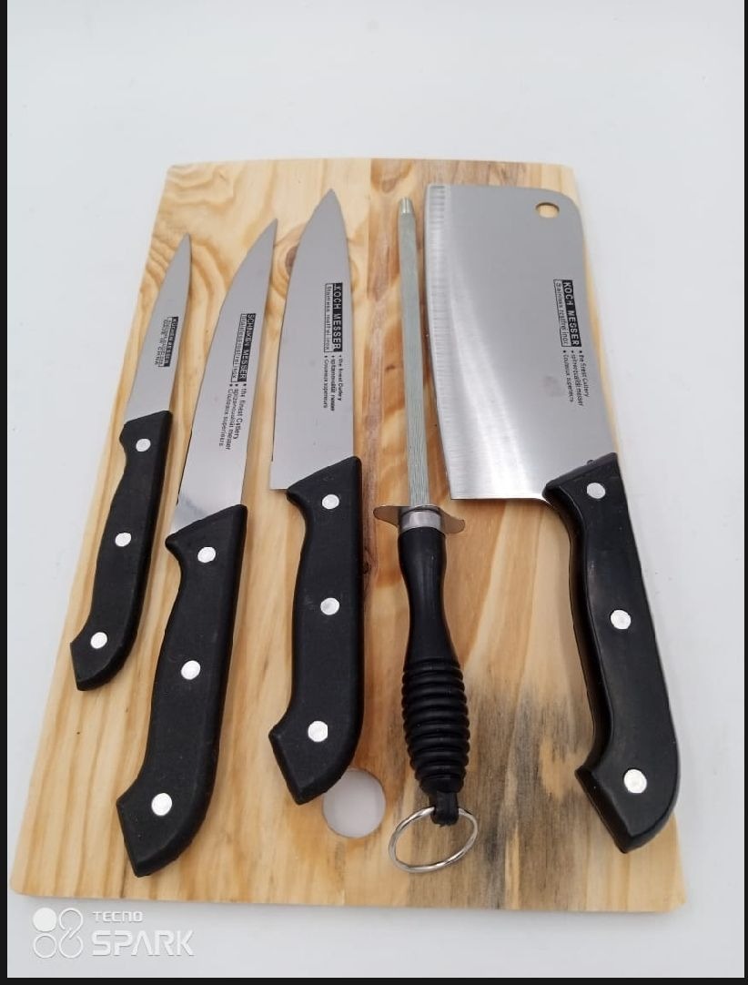 Pack of 5 Piece Kitchen Knife Set