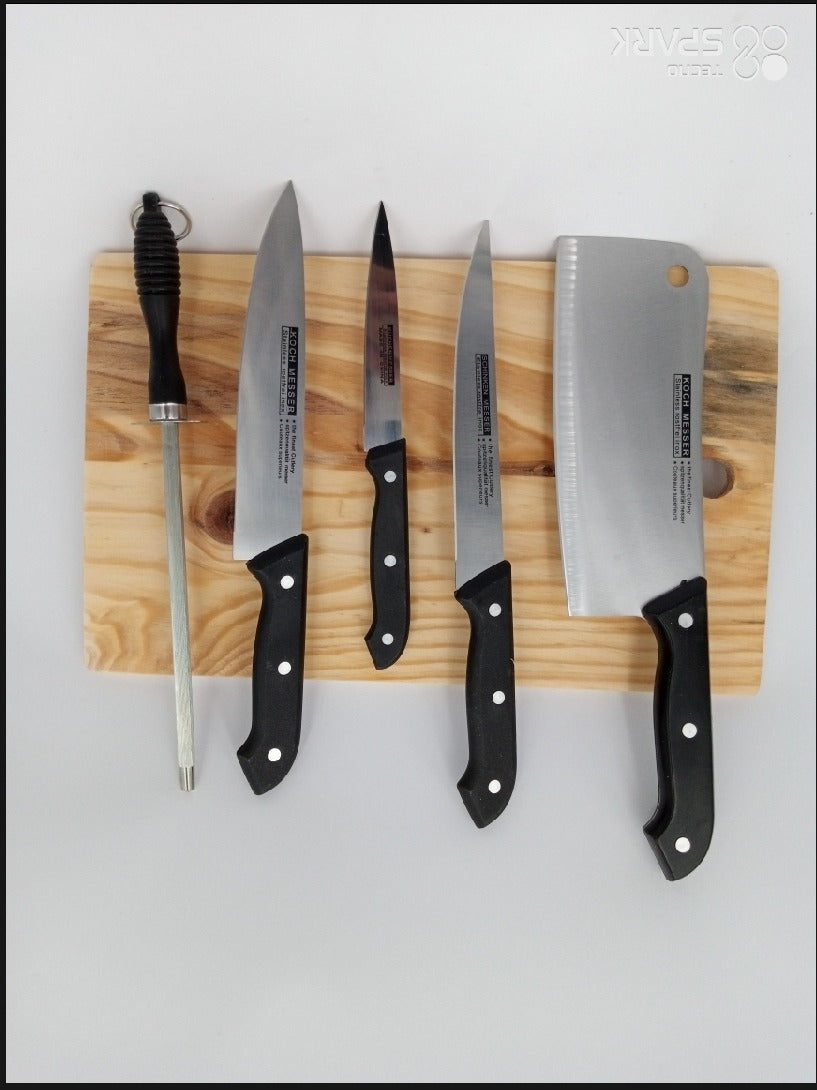 Pack of 5 Piece Kitchen Knife Set