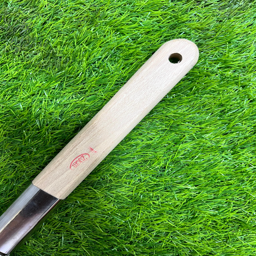 Stainless Steel Strainer Frying Jali with Wooden Handle