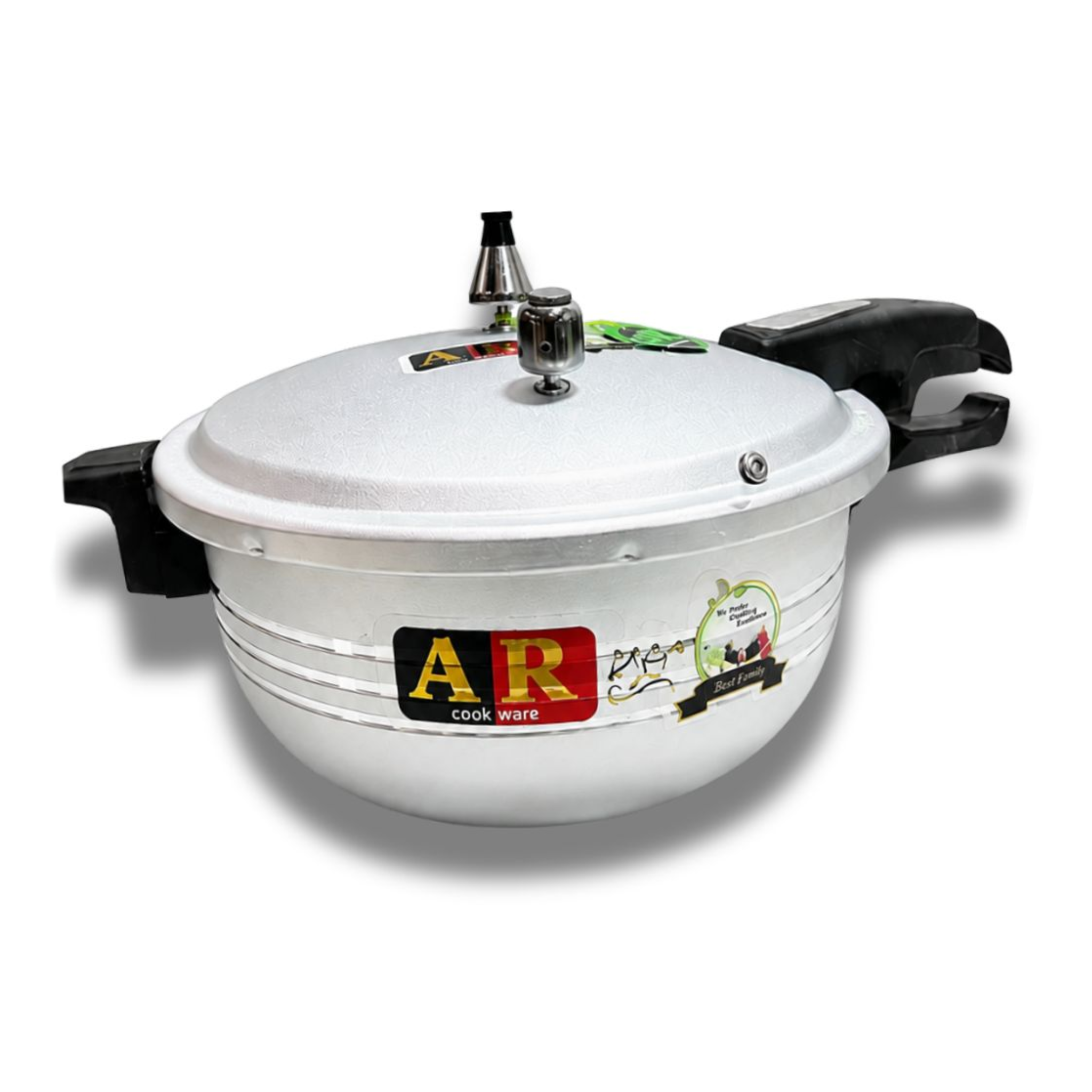 AR 2 in 1 Pressure Cooker Wok + Free Glass Lid | Original AR Cookware