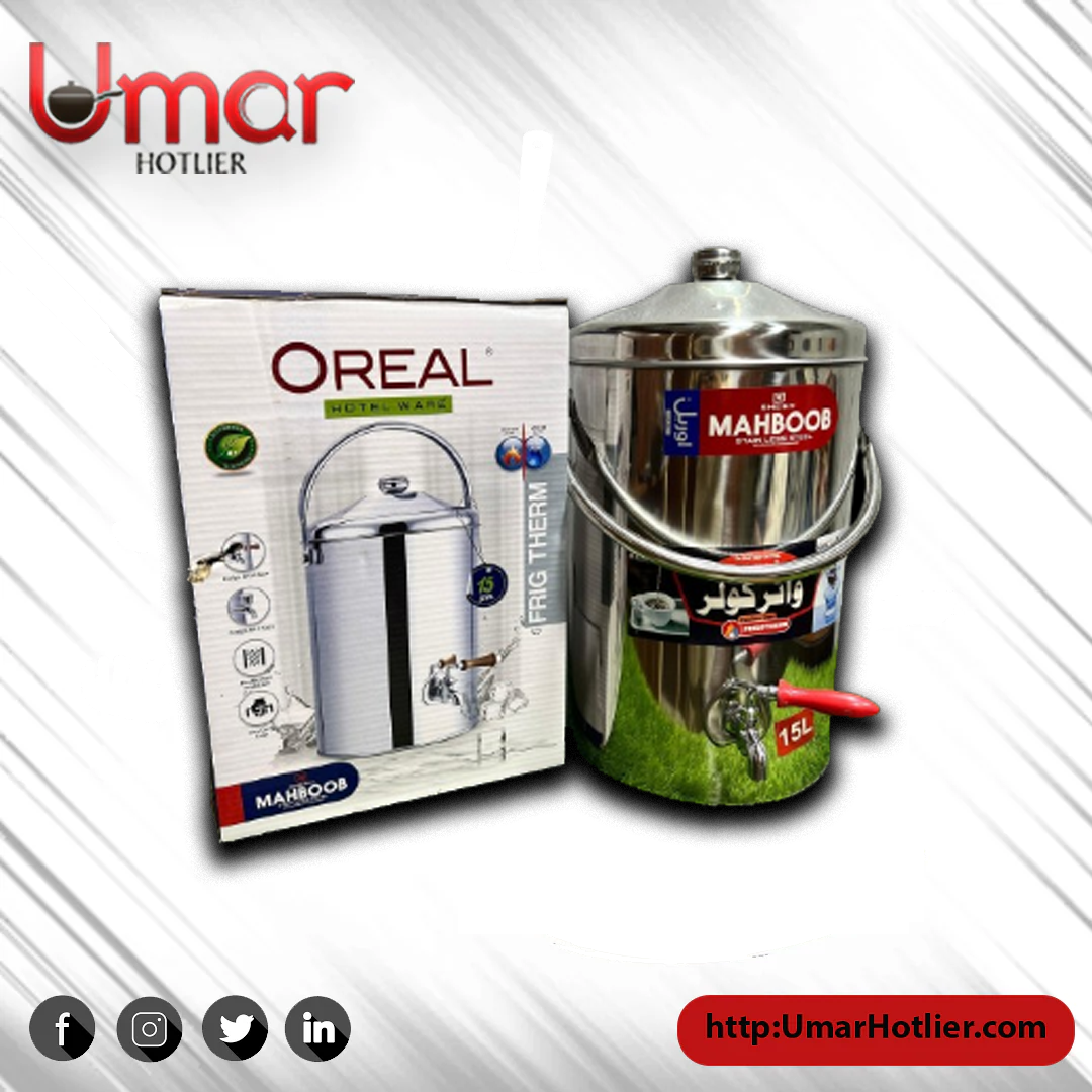 Stainless Steel Water Cooler – Hot & Cold Frigotherm Insulated | 5L to 100L | Commercial & Home Use