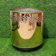 Elegant Golden Planter – Modern Decorative Flower Pot