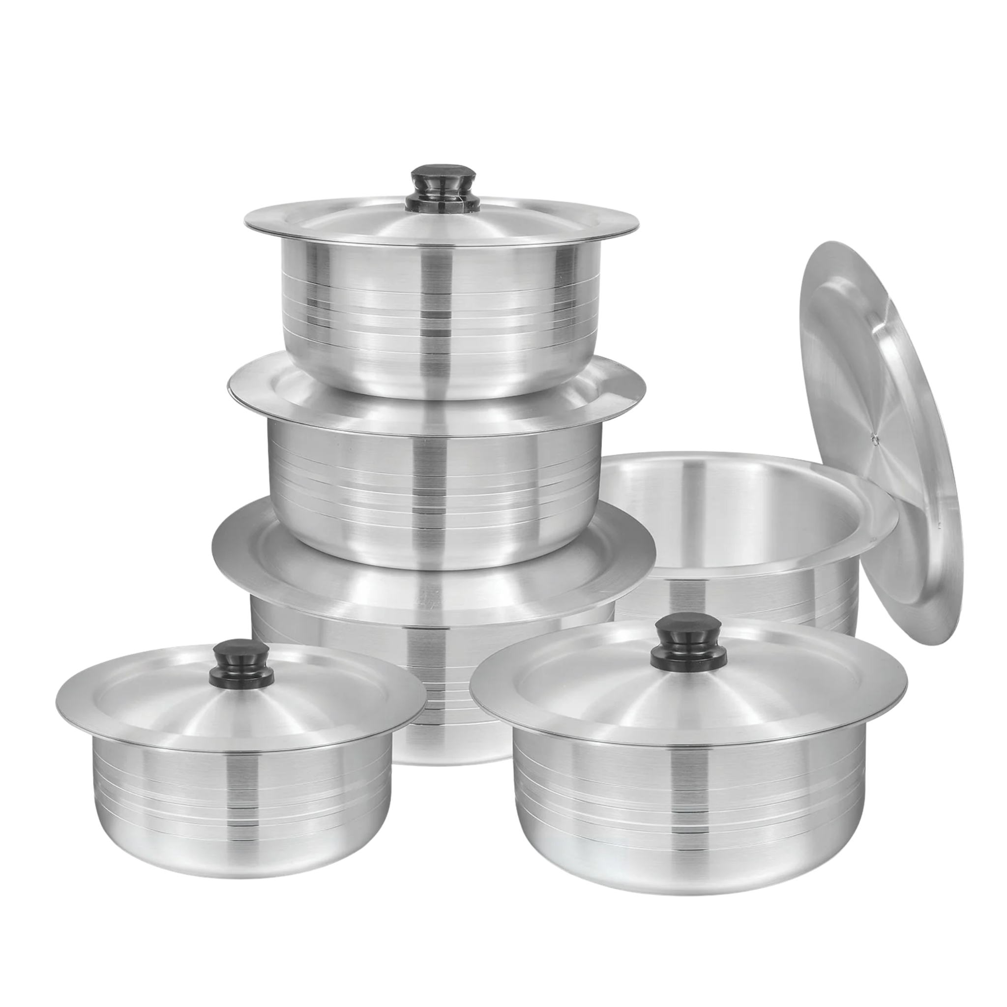 12 Pieces AR Metal Finish Casserole Set | Cookware Set in Pakistan