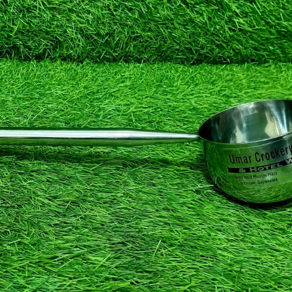 Stainless Steel Pawa – Heavy Duty Flat Serving Spoon for Commercial Use