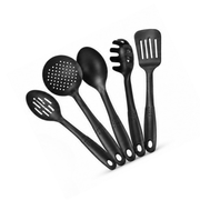 17 Pieces AR Marble Non Stick Cookware Set Black | Kitchen Set