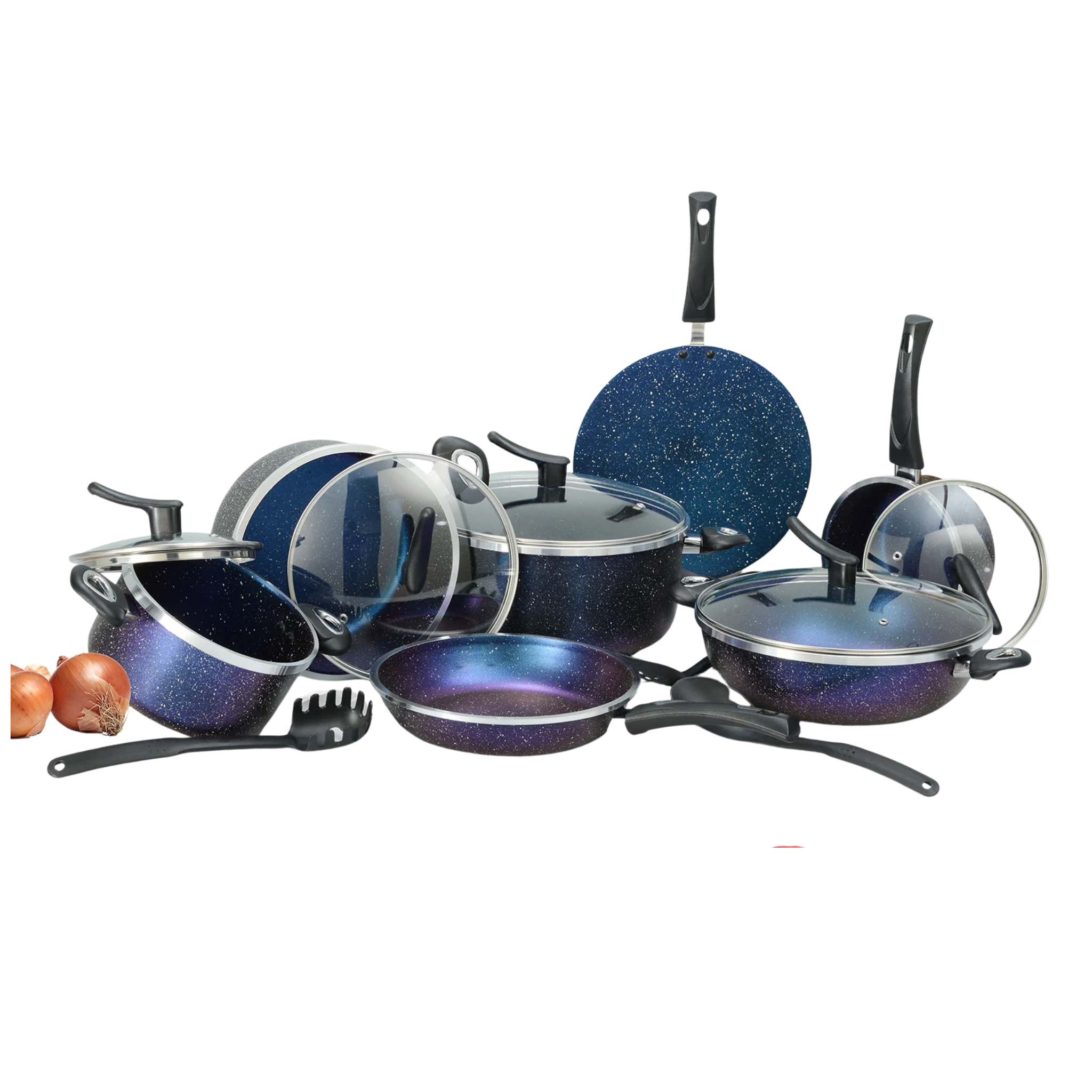 18 Pieces AR Dessini Moon Marble Cookware Dragon | Premium Set Pakistan