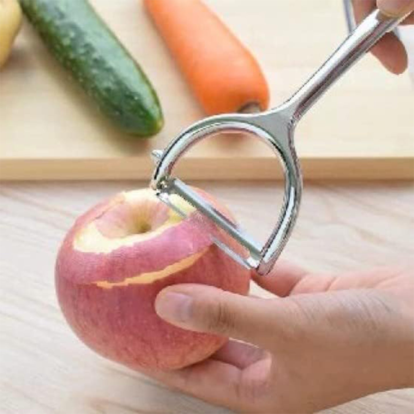 Zinc Alloy Stainless Steel Ultra Sharp Y-Shaped Potato Peeler for Fruit Vegetable