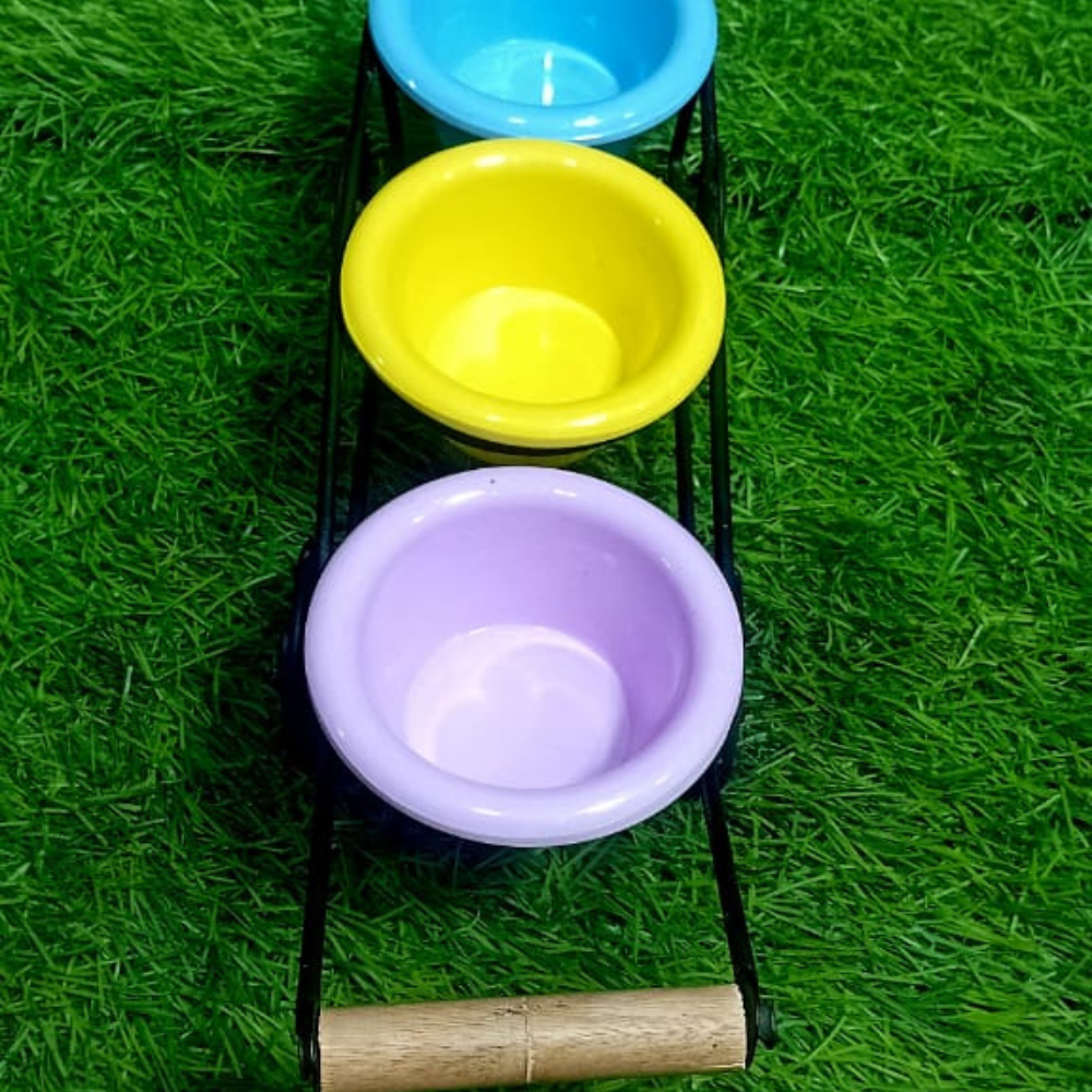 Black Non-Stick Coated Sauce Trolley