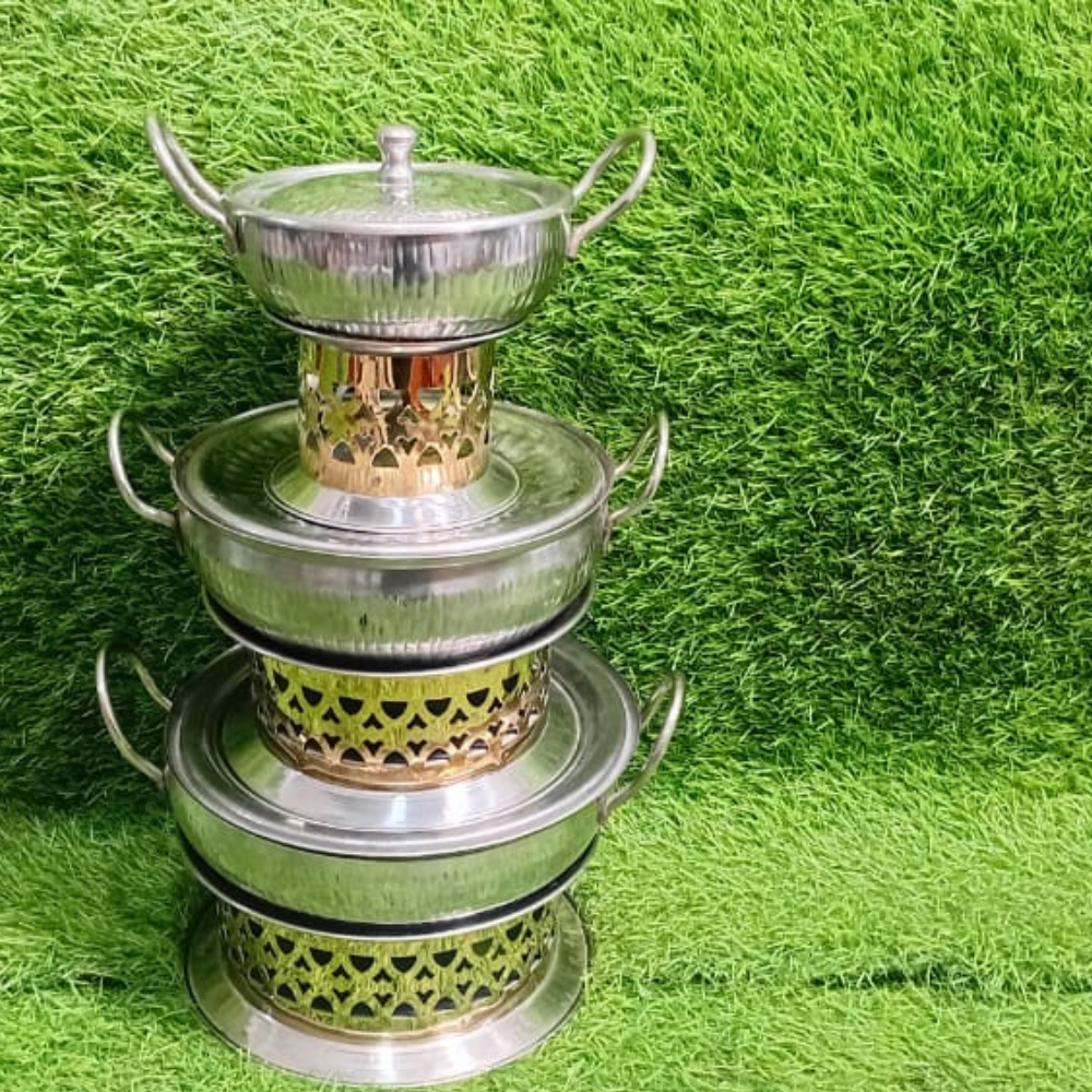 Stainless Steel Serving Meethar