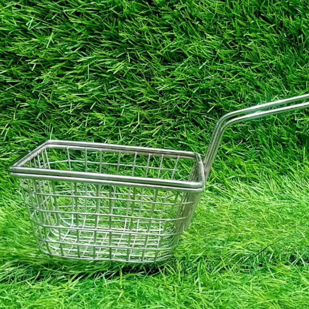 Imported Stainless Steel Fries Basket with Single Handle